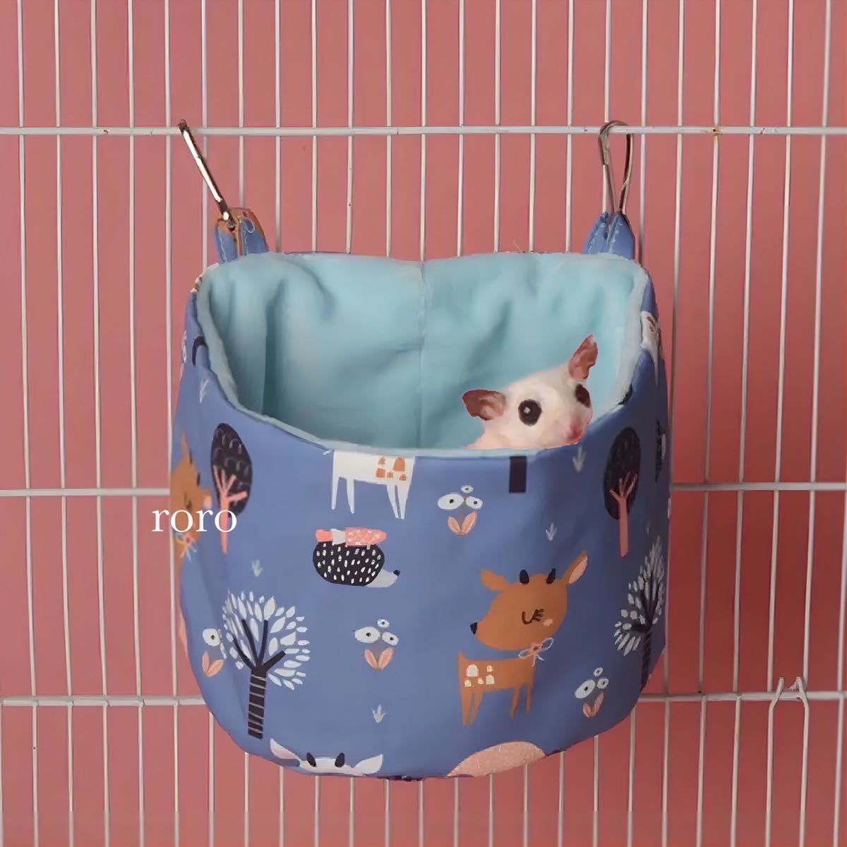  pet. house teg- bird Momo nga cage hamster house small animals supplies bed sleeping bag tent 