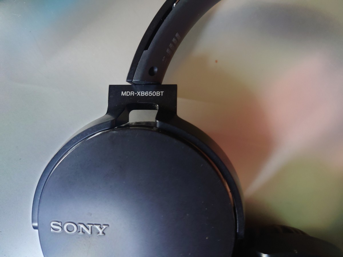 【SONY　MDR-XB650BT】　Bluetooth　ワイヤレスヘッドフォン　動作確認済_画像4