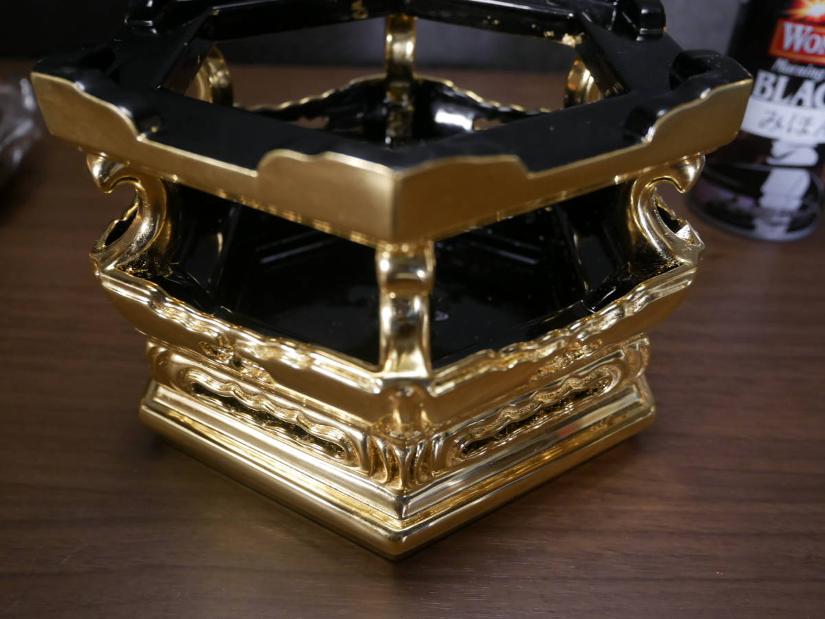 9860円 未使用保管品 本金箔の六角リン台 本金リン布団付(W 9860円 未使用保管品 本金箔の六角リン台 本金リン布団付(W