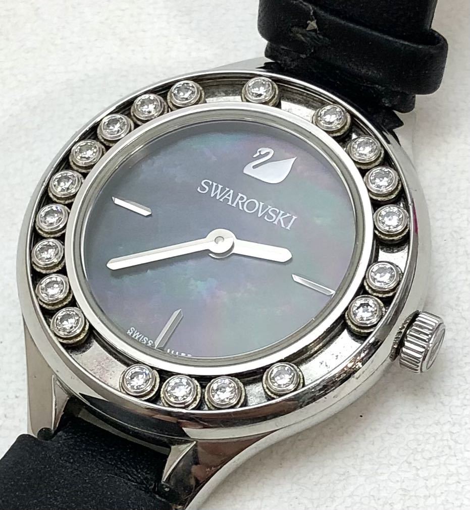 スワロフスキー 腕時計 クォーツ時計 電池交換済み稼働中 18668605
