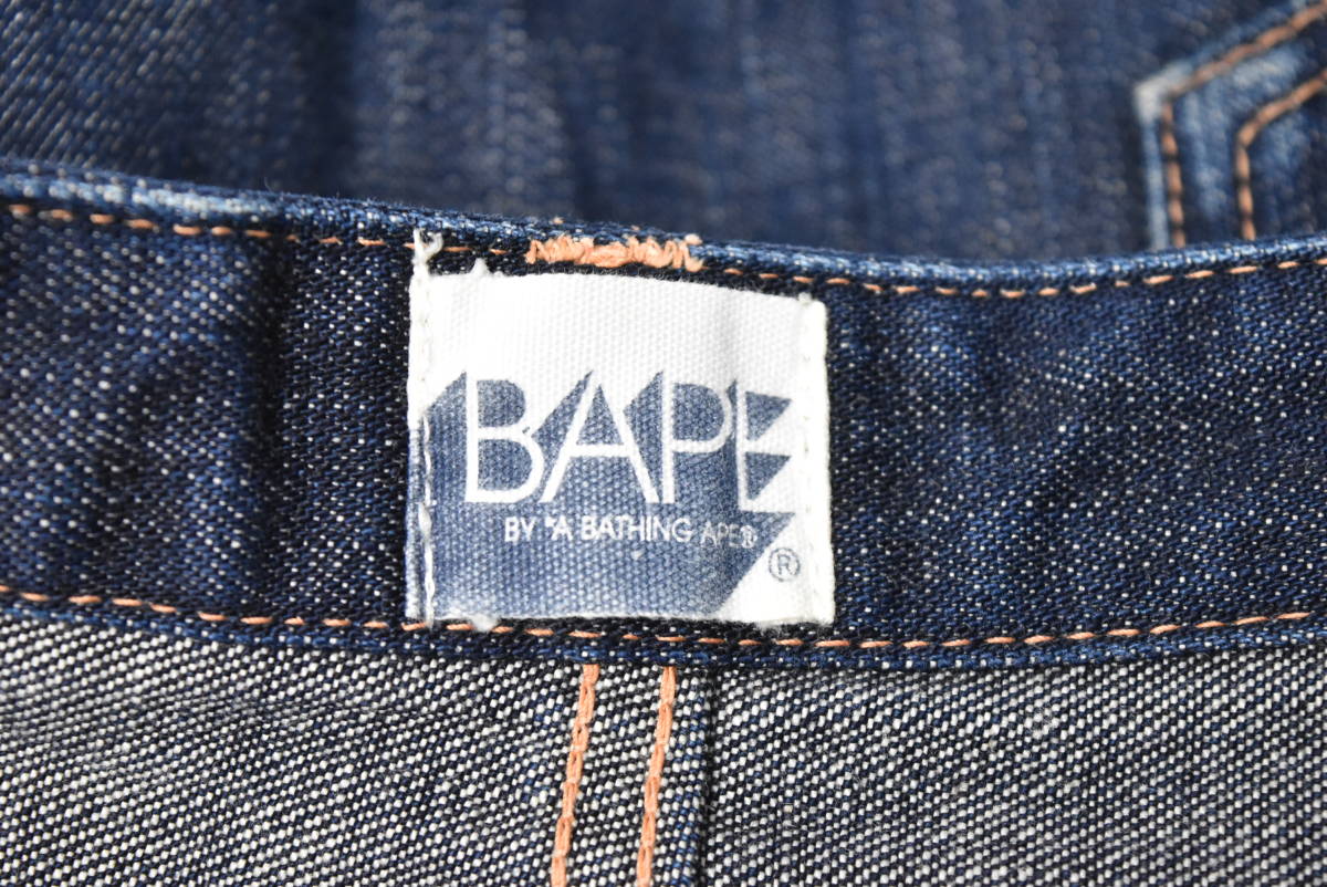 贈り物 A BATHING 64 716 - 26875 カモ 迷彩 NIGO ジーンズ デニム