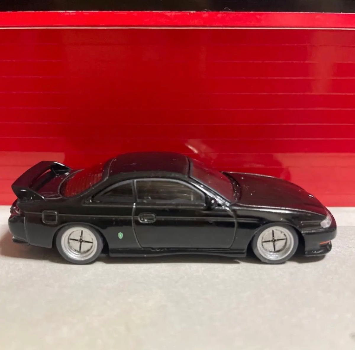 素人改造 1/64 BMクリエイションズ 日産 S14 後期 シルビア 黒 素人改造 1/64 BMクリエイションズ 日産 S14 後期 シルビア 黒