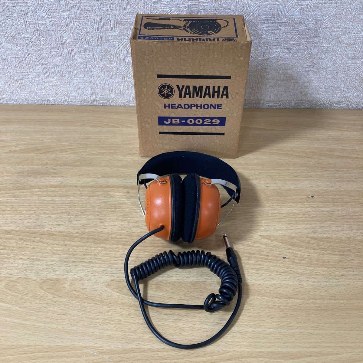 YAMAHA ヤマハ MODEL JB-0029 HEADPHONE ヘッドフォン オレンジ YAMAHA ヤマハ MODEL JB-0029 HEADPHONE ヘッドフォン オレンジ