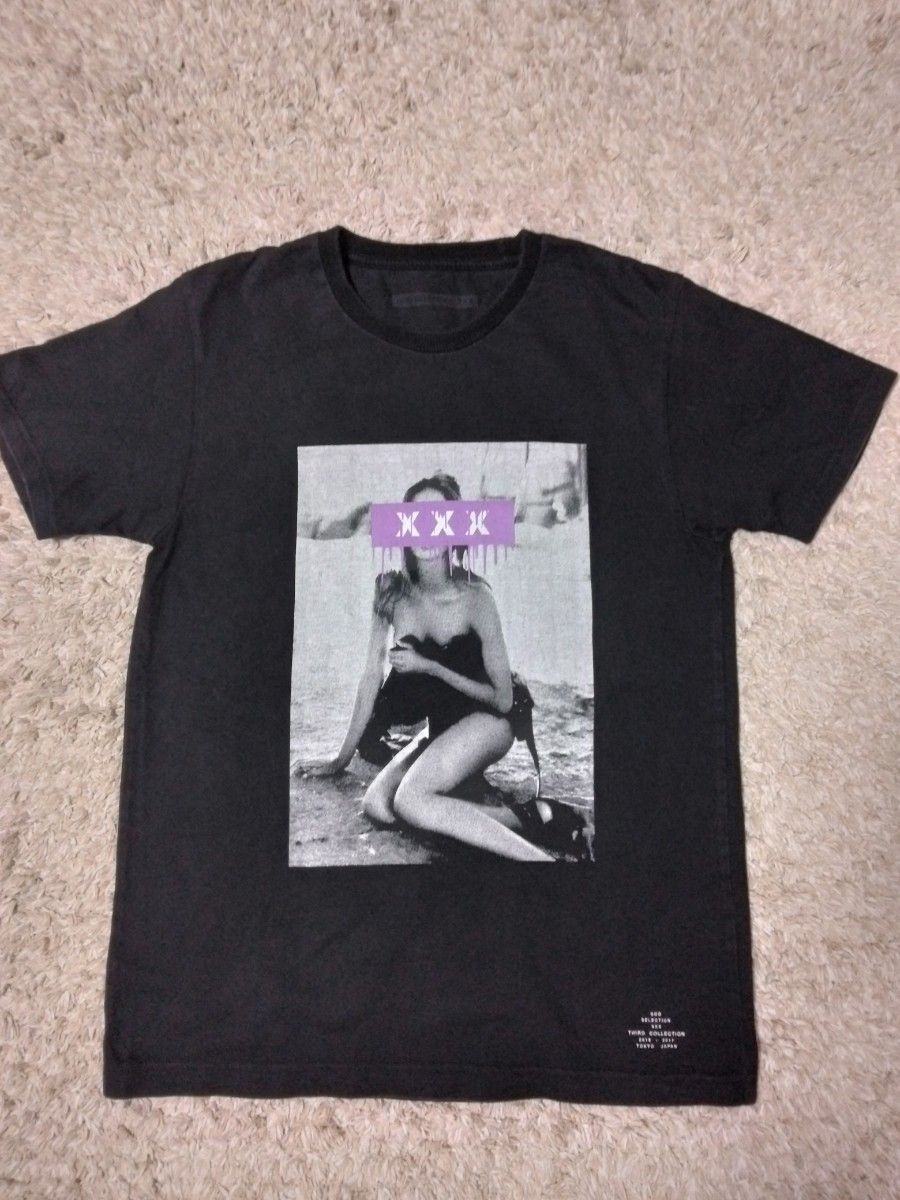 【希少 】ゴッドセレクションXXX フォト プリント ビッグロゴ 半袖 Tシャツ 【M】