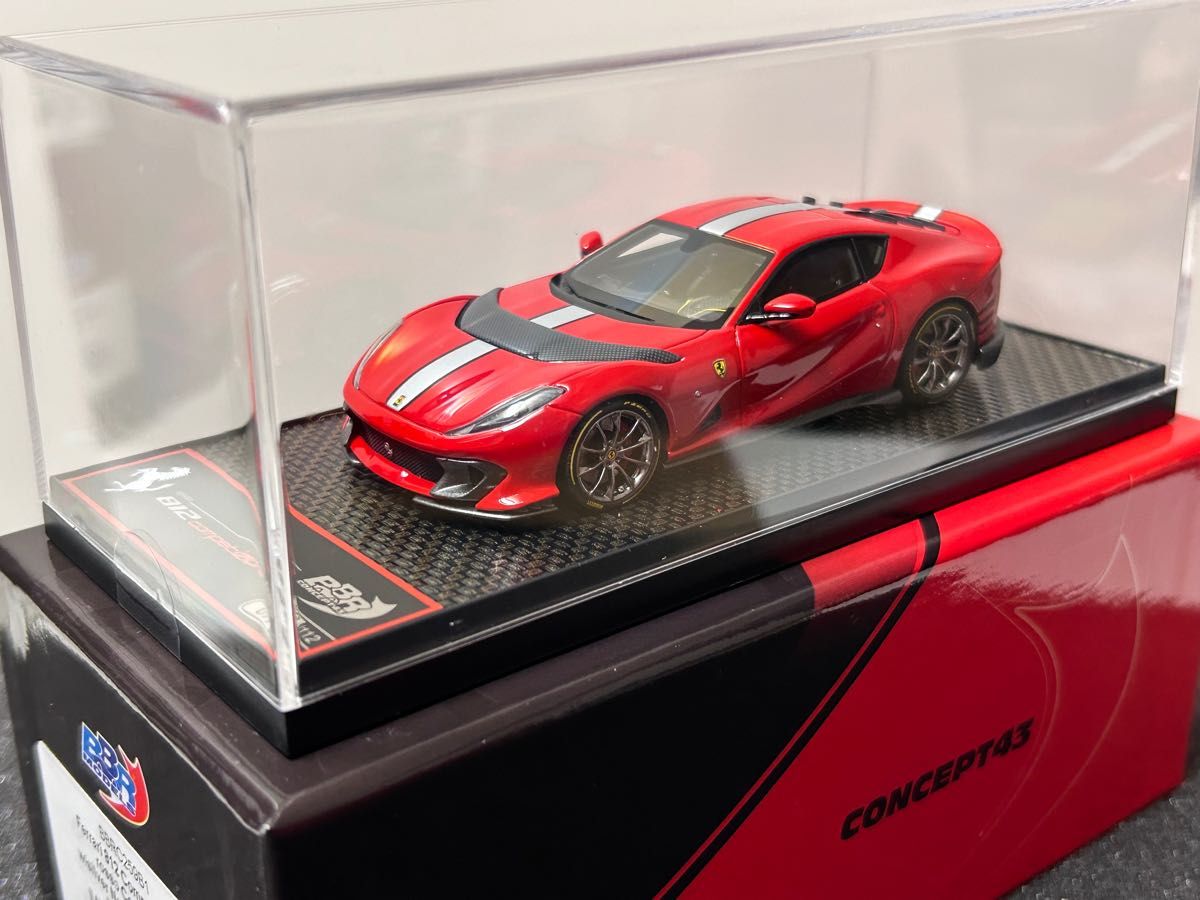 BBR 1/43 Ferrari 812 Competizione Rosso corsa  フェラーリ　BBRC259B1