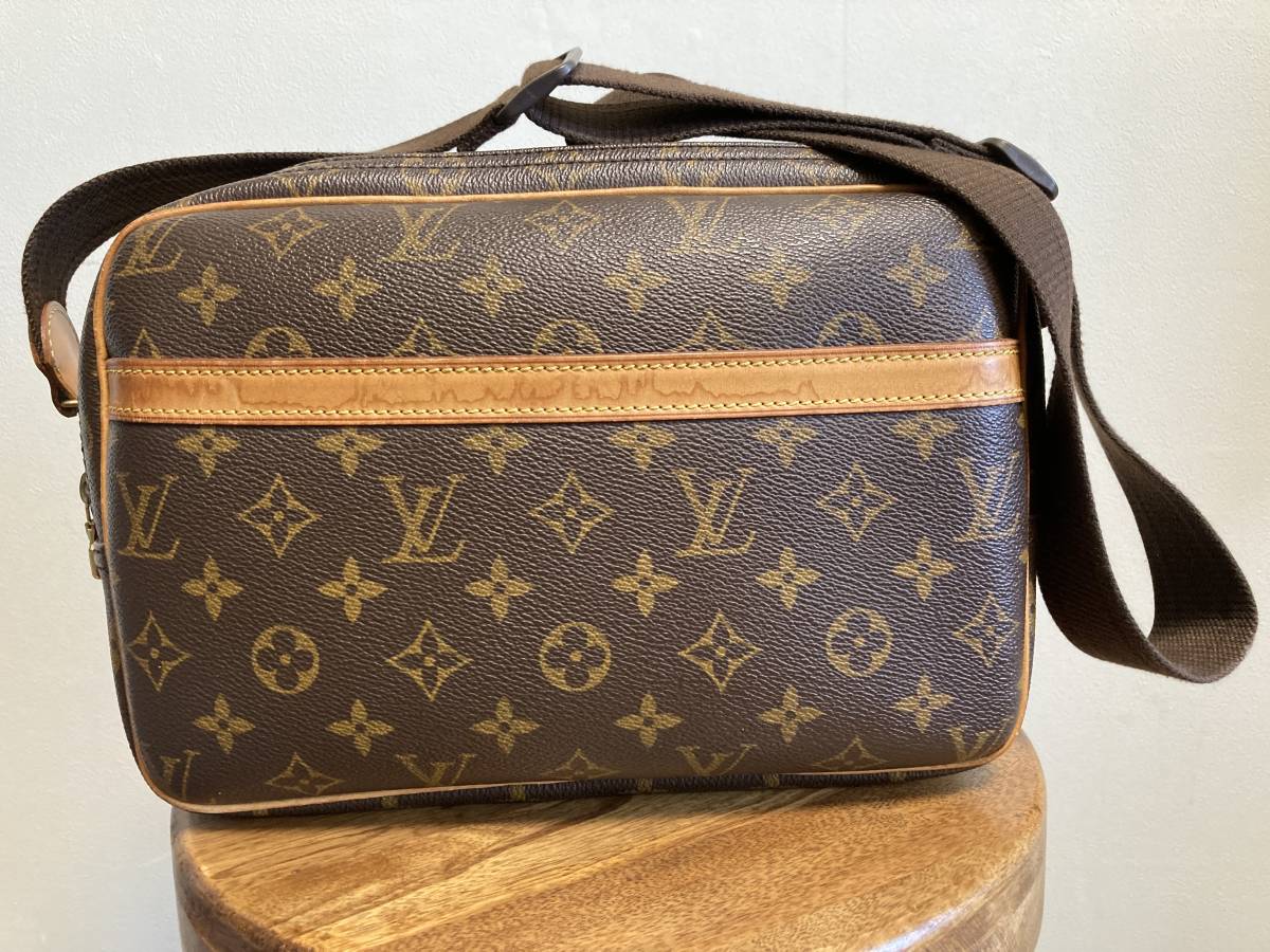 LOUIS VUITTON ルイヴィトン ショルダーバッグ モノグラム リポーター
