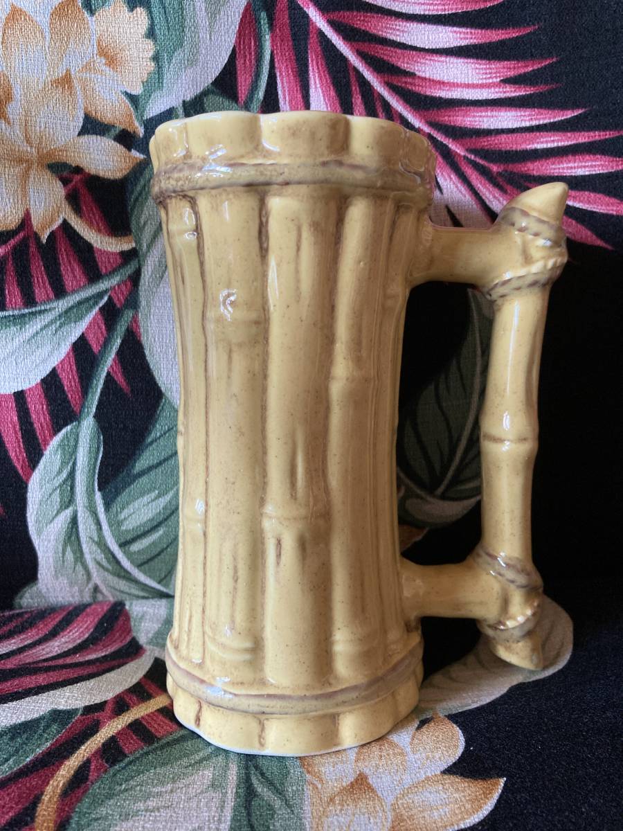 Tiki Farmtiki farm reissue Hawaiian ceramics bamboo mug beer mug tumbler beer glass rockabilly Hod Rod ho do rod 