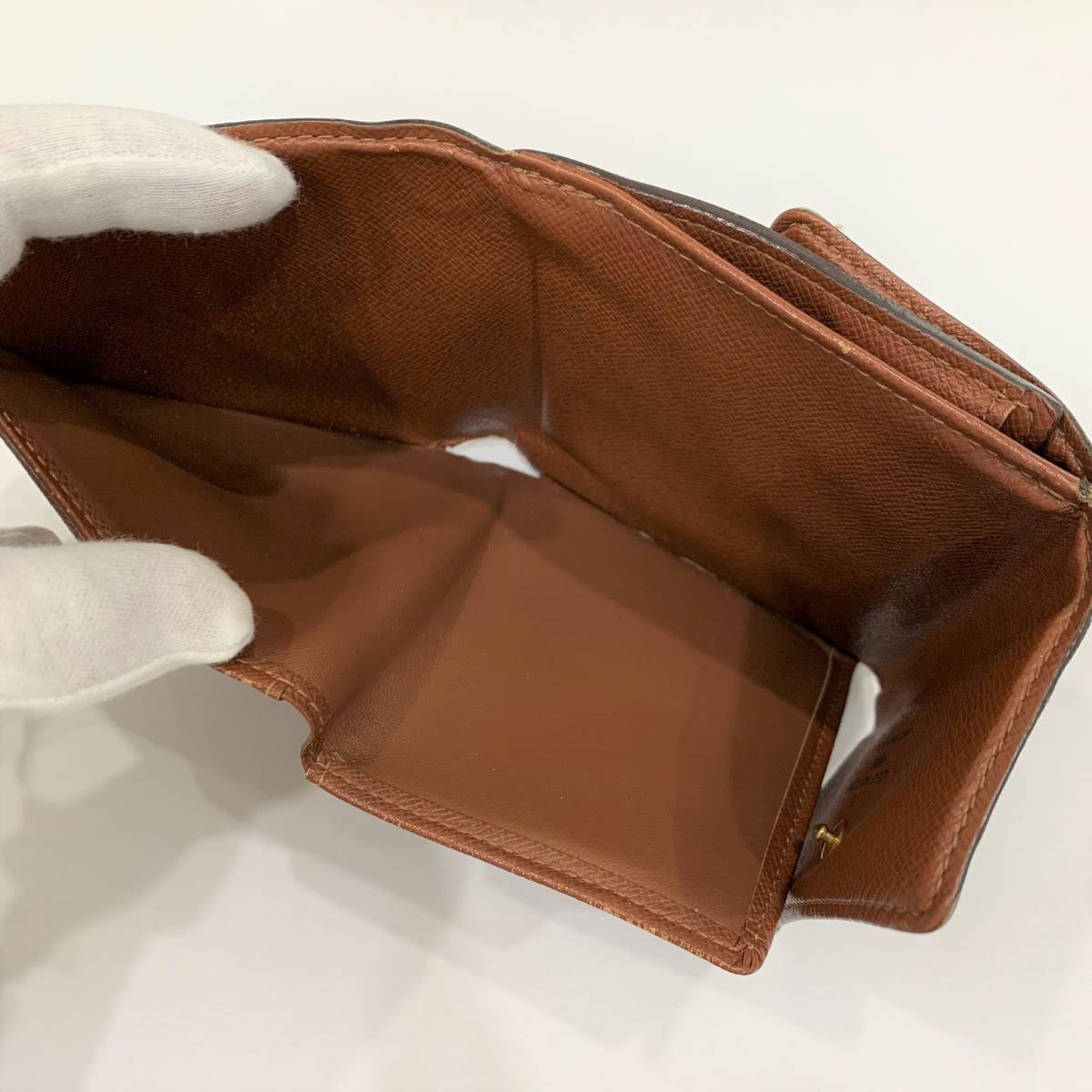 286-BY07) 中古 LOUIS VUITTON ポルトフォイユエリーズ 三つ折り財布