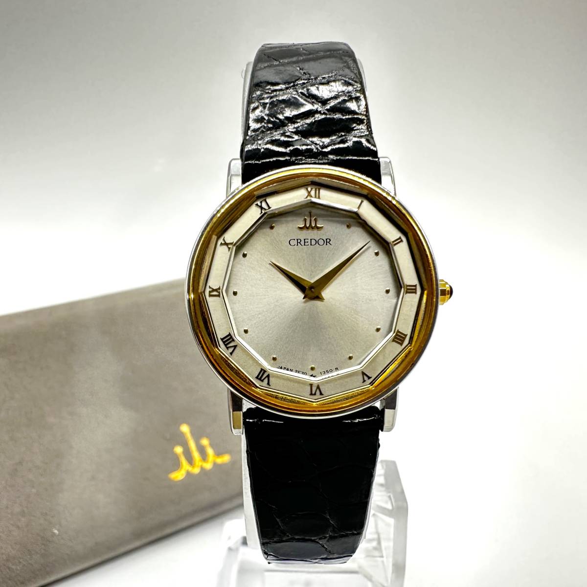 SEIKO セイコー CREDOR クレドール 2F70-0300 SS×18KT クォーツ QZ