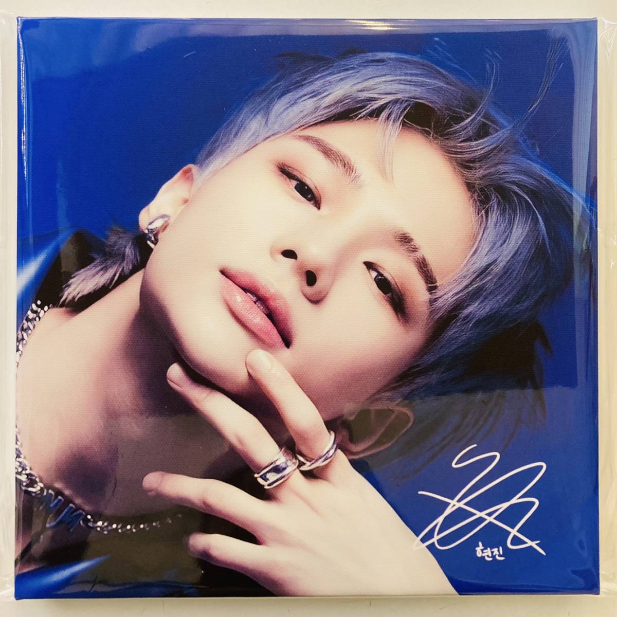 ★新品★ StrayKidsのヒョンジン、フォトキャンバス (4)_画像1