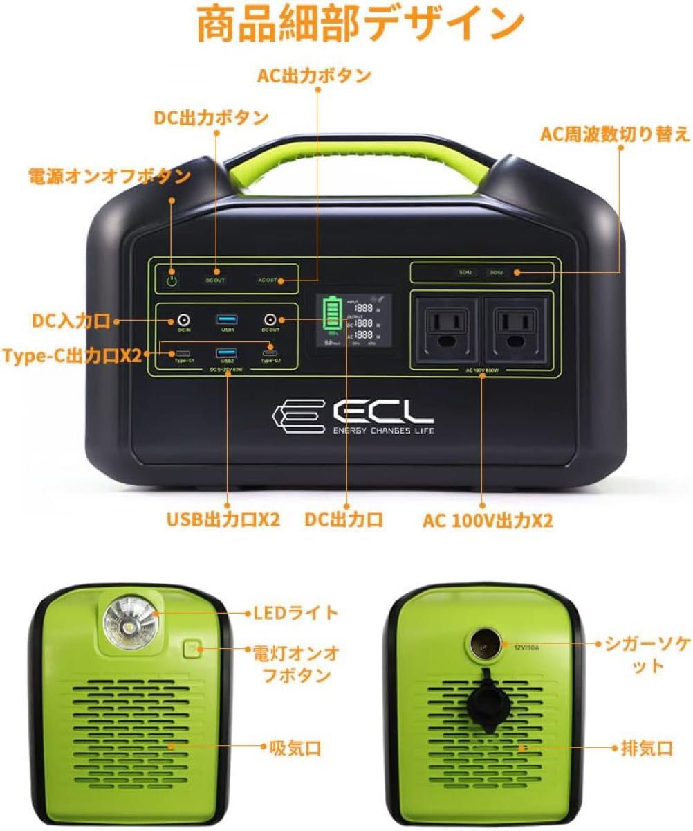 特価！！！大容量！ポータブル電源 218400mAh/808.08Wh 非常用 アウトドア