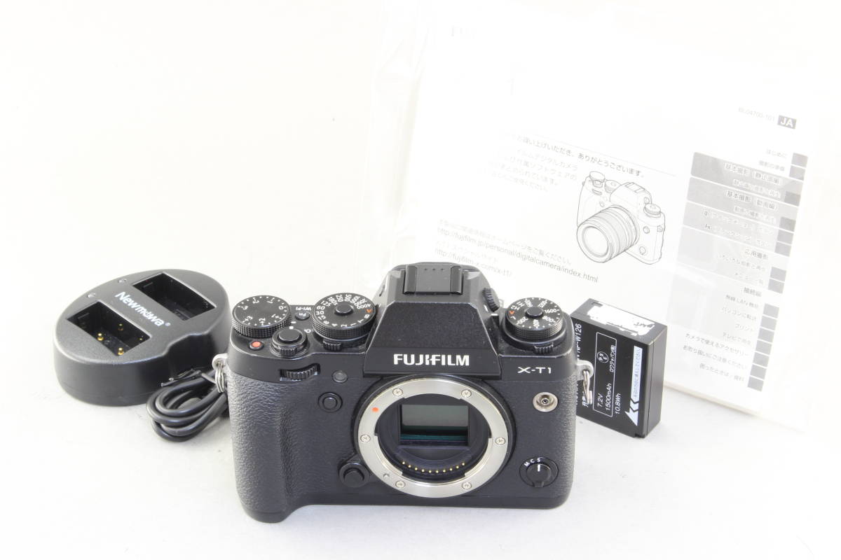 A+ (美品) FUJIFILM 富士フィルムX-T1 ブラックボディ初期不良返品無料