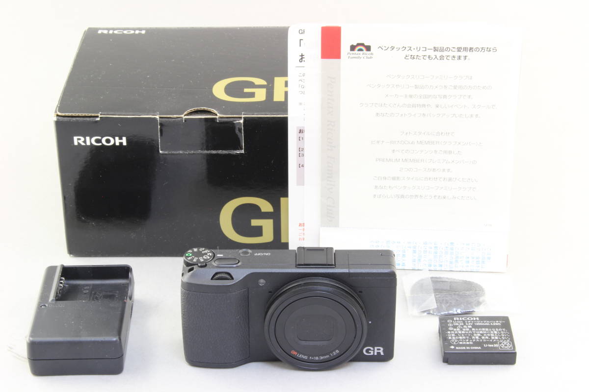 A (美品) RICOH リコー GR APS-C ショット数206回 初期不良返品無料