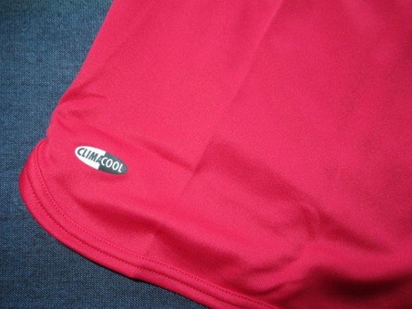  Adidas укороченные брюки красный футбол 150~160cm половина брюки No105