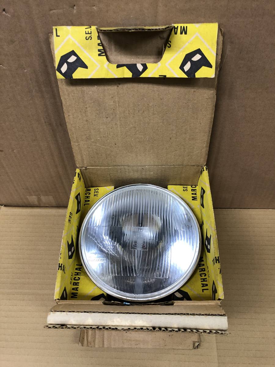 ⑰ 当時物 マーシャル 180φ ヘッドライト Z750RS Z2 Z1 Z750FX Z400FX 検索） CB750F CBX400F GS400カフェレーサー シビエ