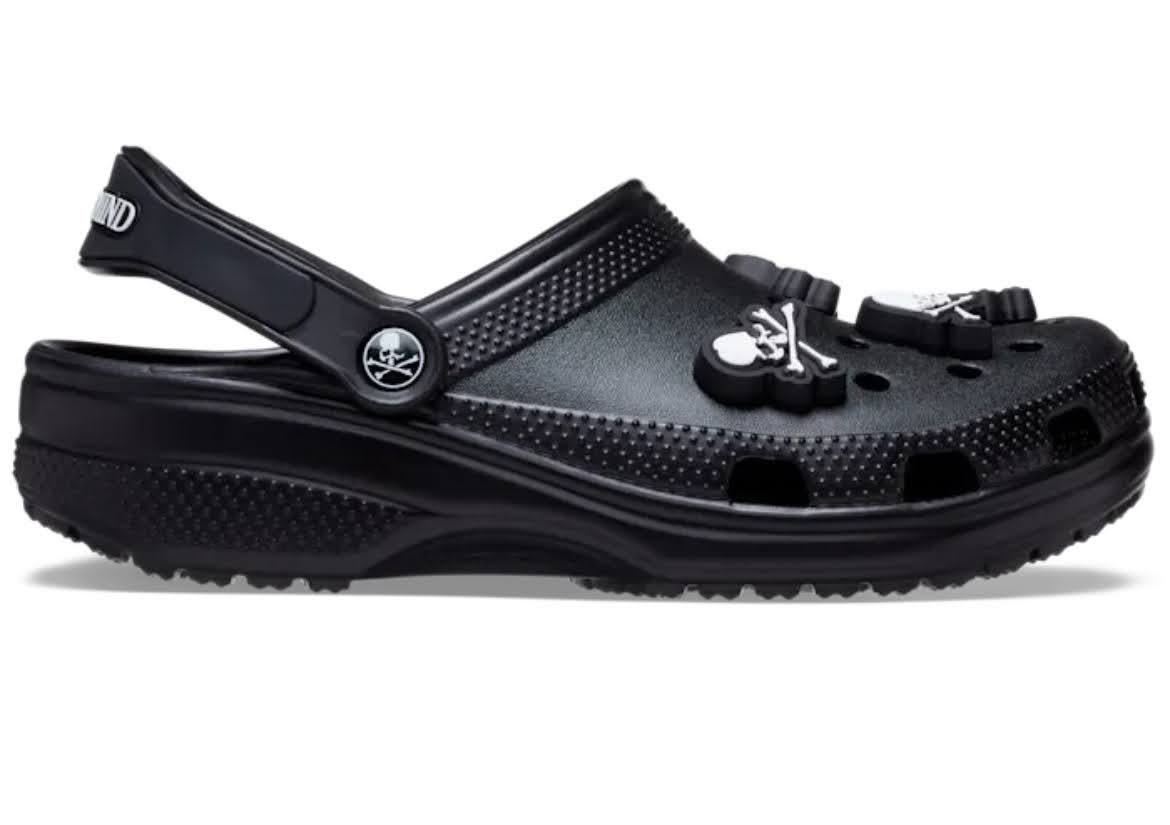 【送料無料★匿名配送★新品】mastermind JAPAN × Crocs サンダル黒x黒 25cm/マスターマインド クロックス_画像3