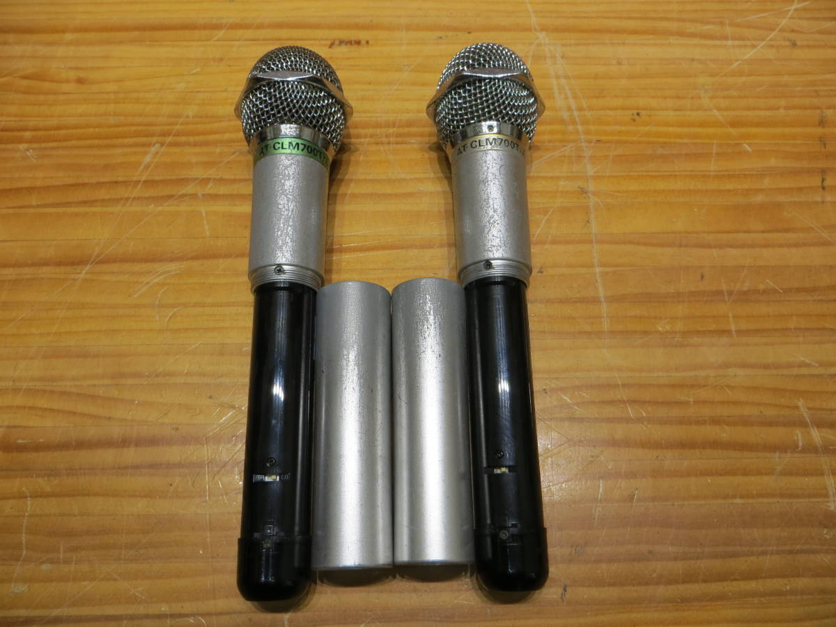 *S0616* audio-technica Audio Technica wireless microphone *AT-CLM700T A/B.* 2 pcs set. operation verification ending used #*