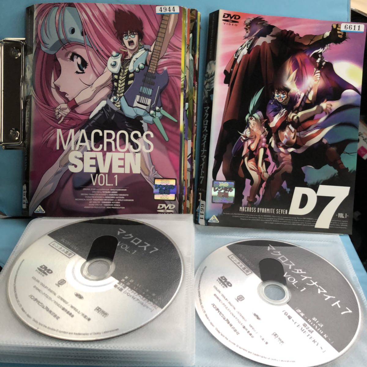  Macross 7 все 13 шт OVA Macross Dyna мой to7 все 2 шт DVD все 15 шт 