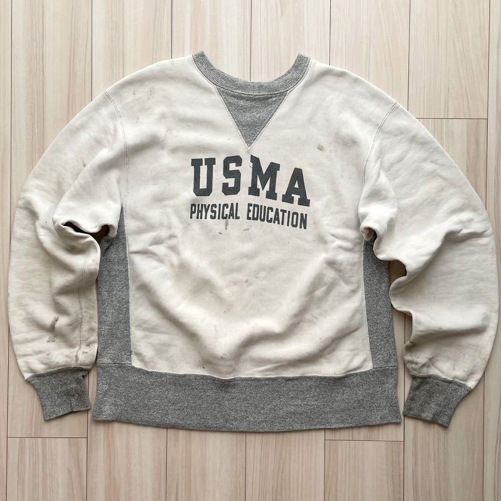 スペシャル 50sチャンピオン タタキタグ 最初期USMA 2段染込み L スペシャル 50sチャンピオン タタキタグ 最初期USMA 2段染込み L