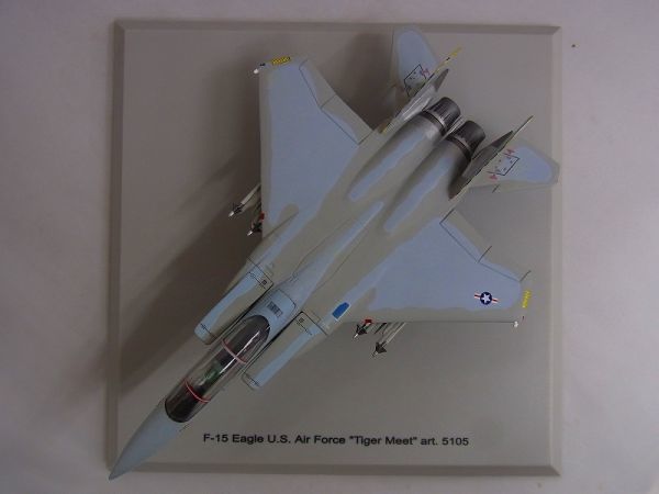 B【 フィギュア 】1/100 メタル アーマーコレクション F-15 Eagle U.S. Air Force Tiger Meet art. 5105 アメリカ空軍 タイガーミート_画像5