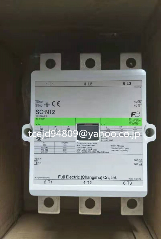 新品富士電機機器制御電磁接触器SC-N12 AC100V 110v 保証付き| JChere