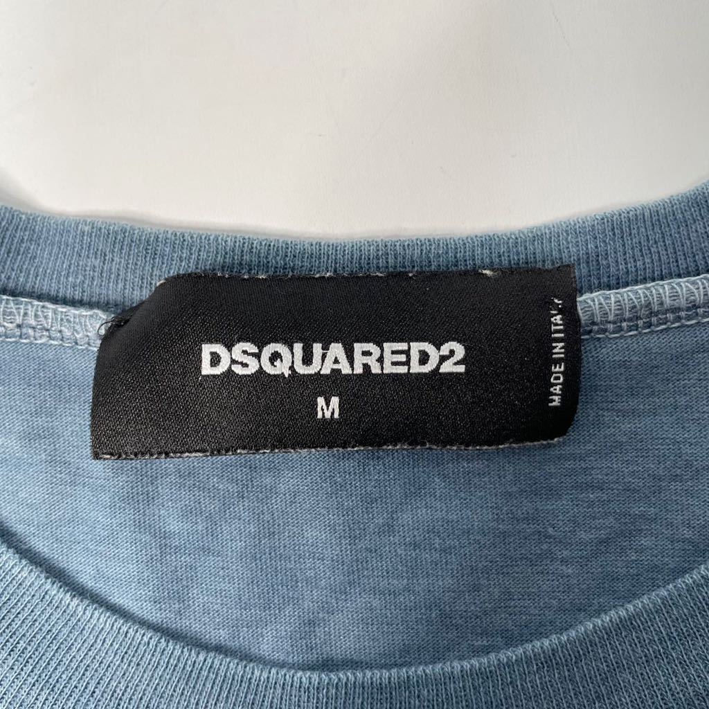 DSQUARED2 ディースクエアード SURF ロゴ Tシャツ インディゴ_画像2