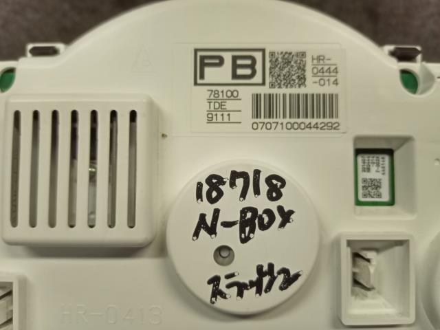 AKE919Ｎ－ＢＯＸスラッシュ DBA-JF1 スピードメーター S07A NH875P 018718_画像3