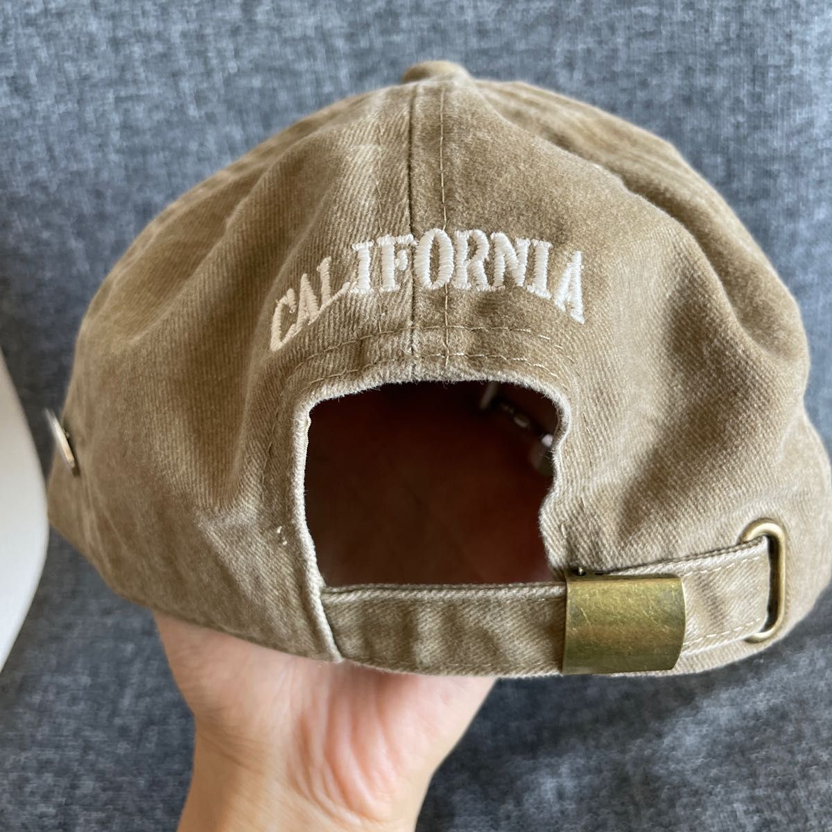 GOOD GRIEF /グッドグリーフ】CA WASHED CAP ベージュ｜PayPayフリマ