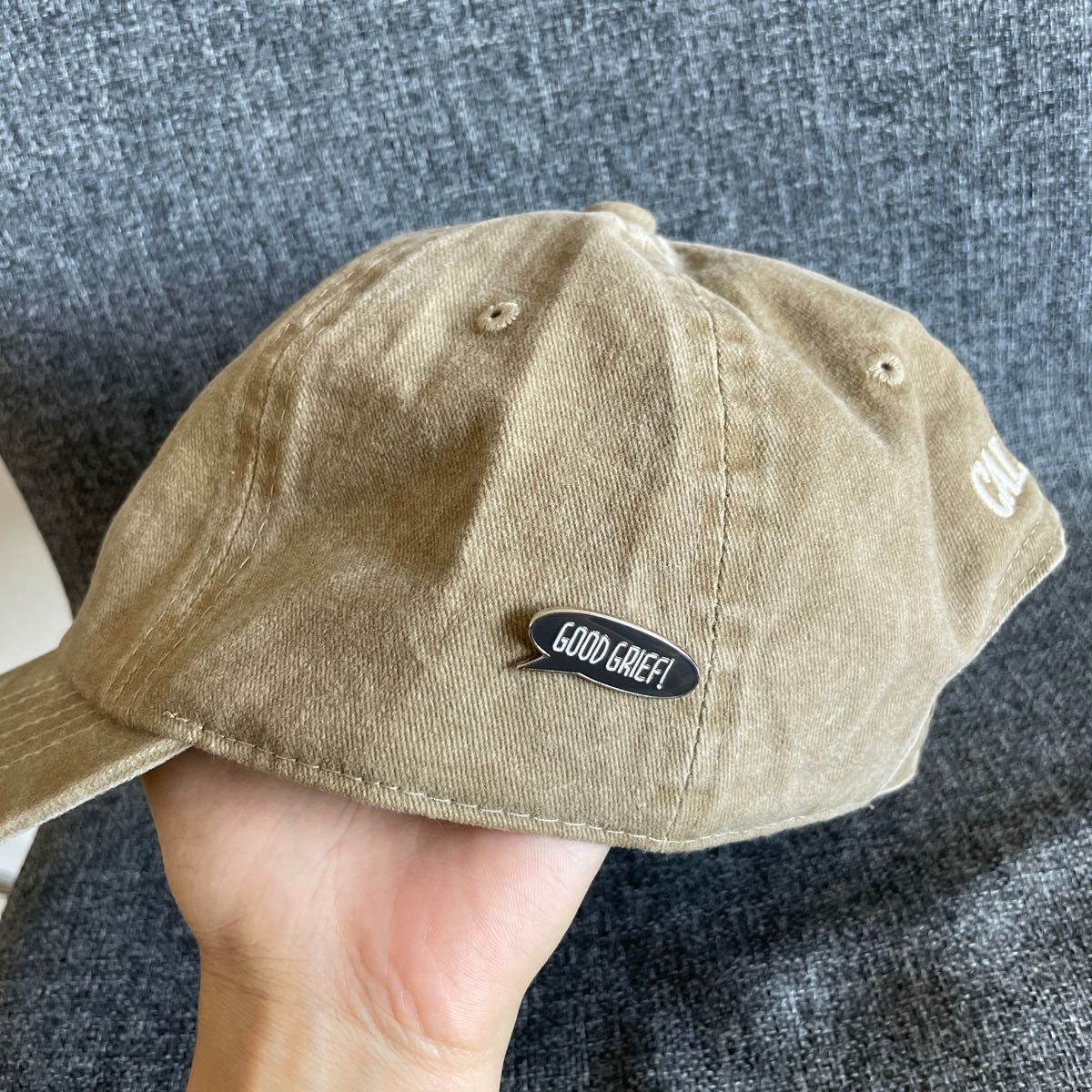 GOOD GRIEF /グッドグリーフ】CA WASHED CAP ベージュ｜PayPayフリマ