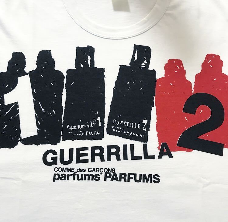 AD？ コムデギャルソン パルファム パルファム　GUERRILLA」半袖Ｔシャツ_画像2