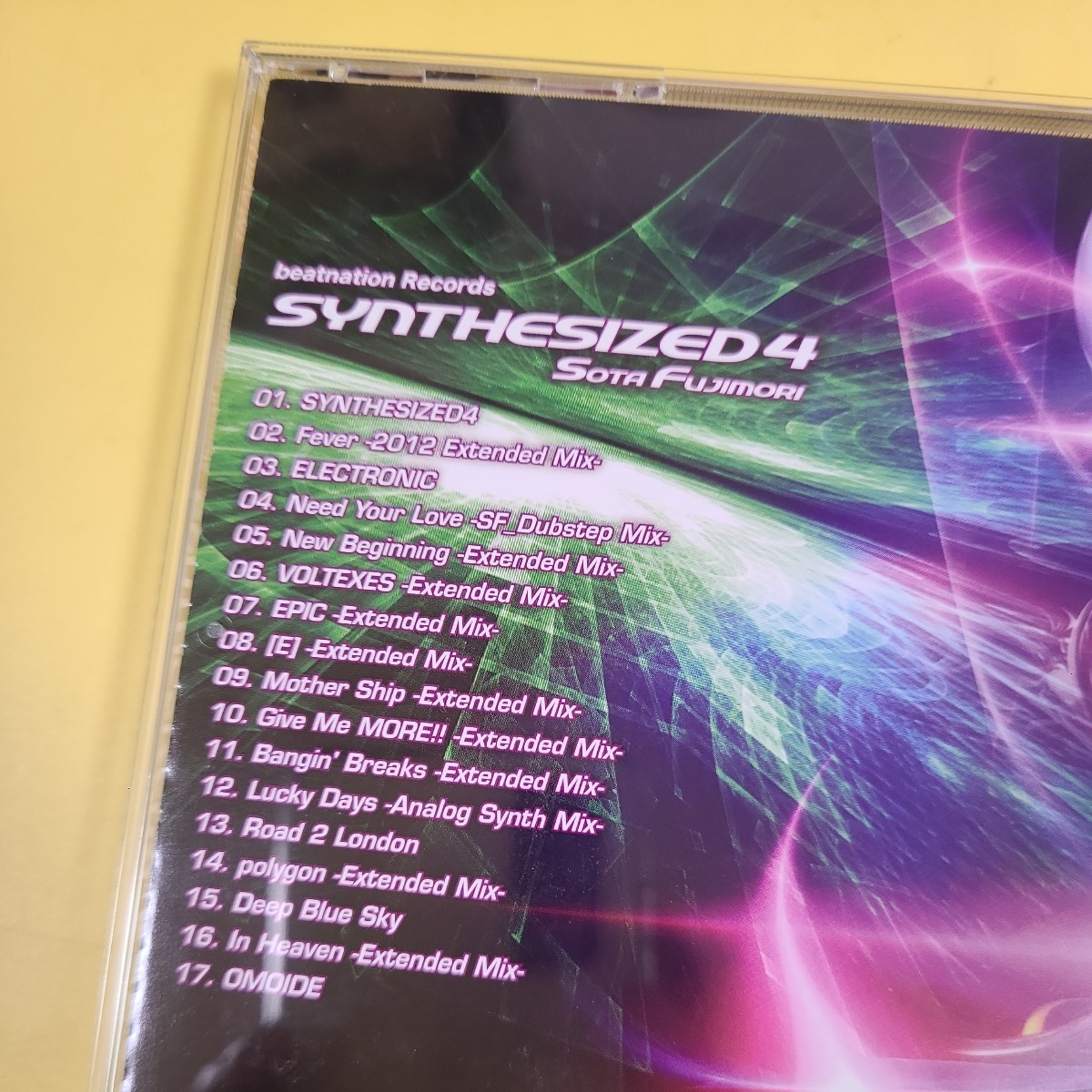 ◆◇1770◆◇ CD Sota Fujimori「SYNTHESIZED 4」BONUS DISC付　beatmania IIDX pop'n music ポップンミュージック ◇◆_画像5