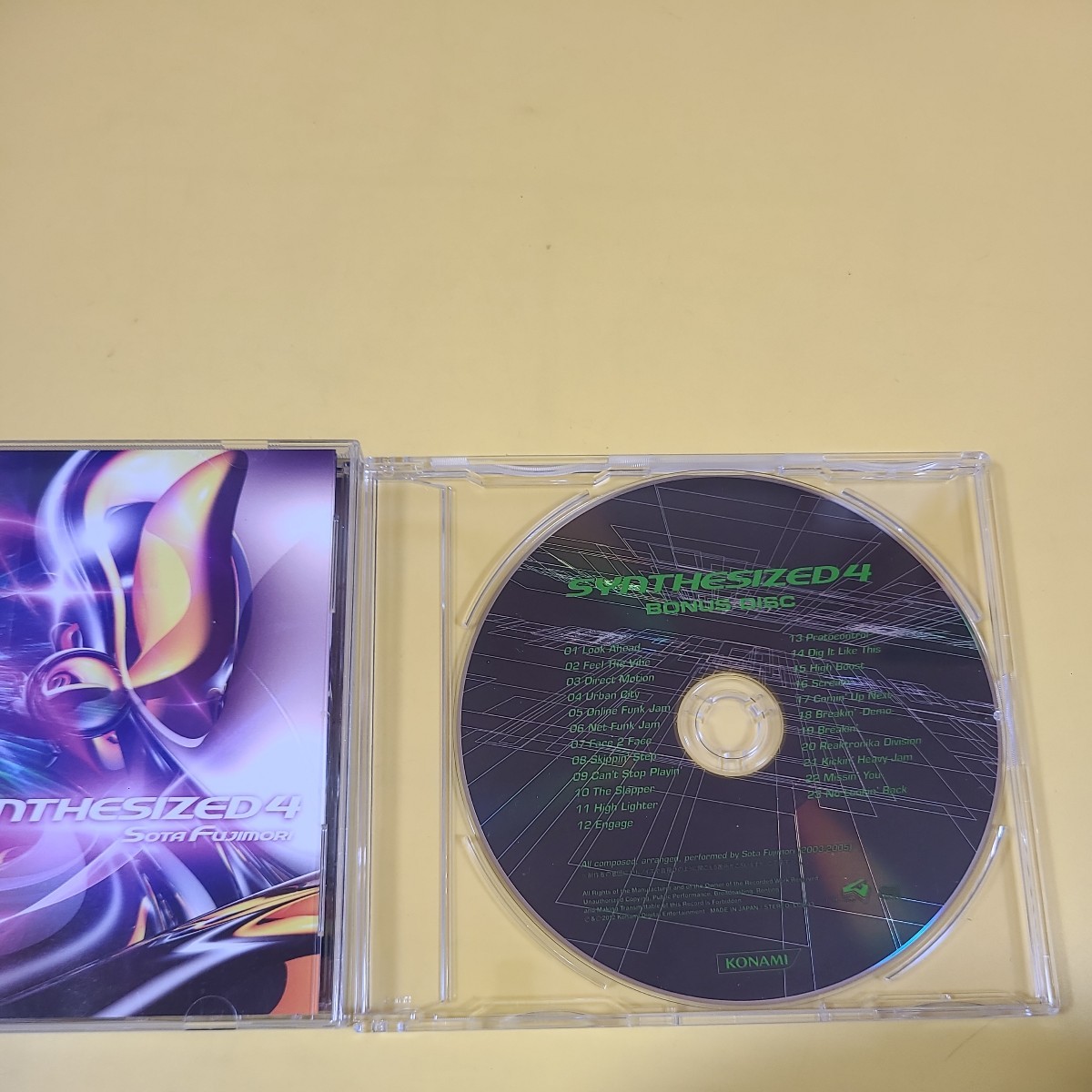 ◆◇1770◆◇ CD Sota Fujimori「SYNTHESIZED 4」BONUS DISC付　beatmania IIDX pop'n music ポップンミュージック ◇◆_画像3