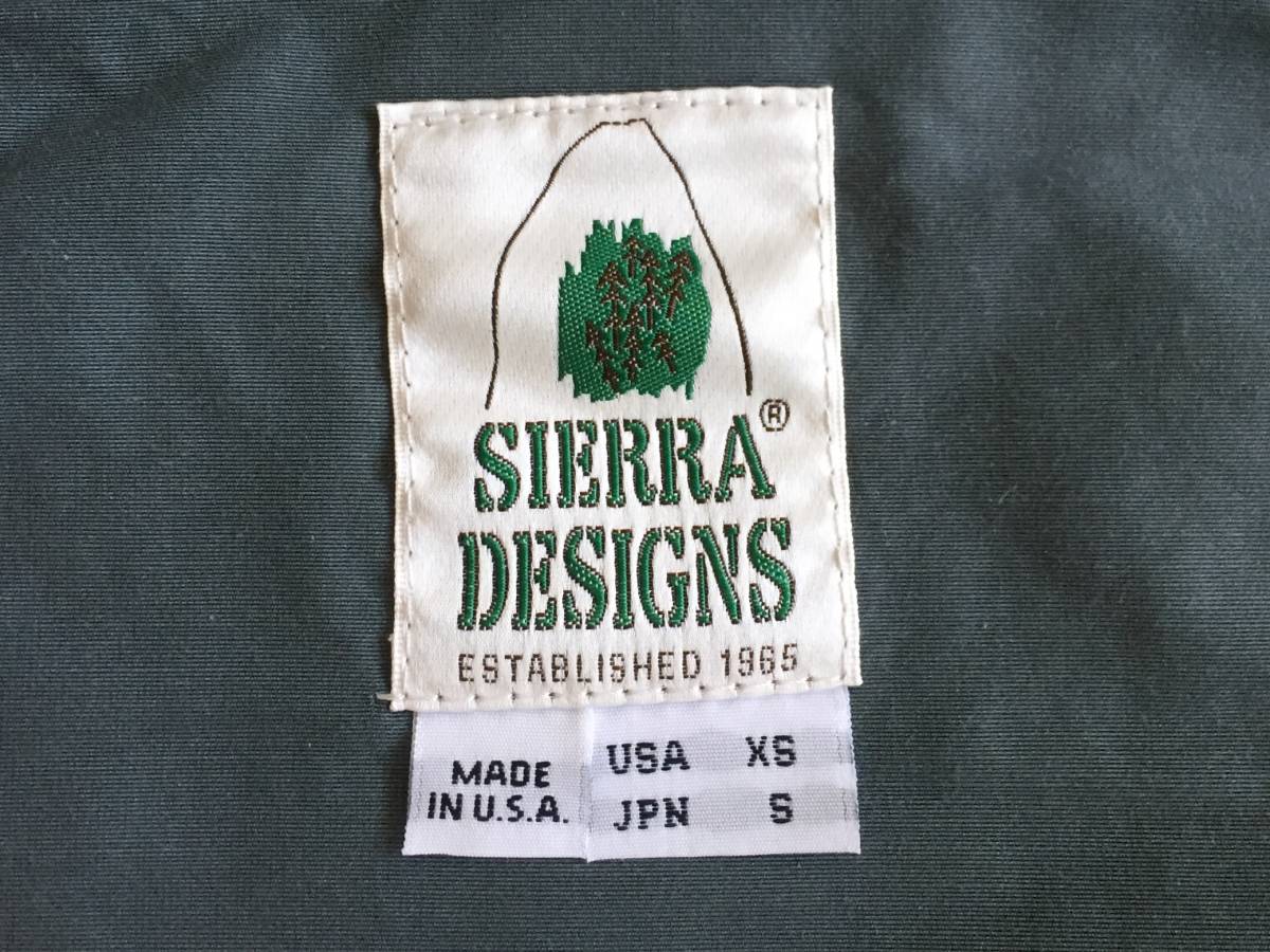  rare color SIERRA DESIGNS Sierra Design mountain parka 60/40 jacket rokyon Cross eggshell white S size America made old clothes 