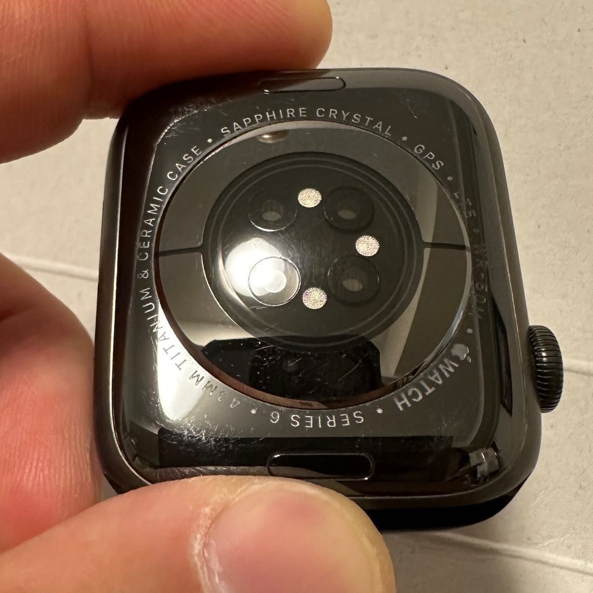 アップルウォッチ シリーズ6 44mm チタンブラック チタニウム アップルウォッチ シリーズ6 44mm チタンブラック チタニウム
