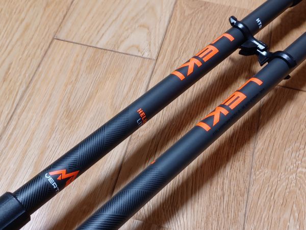 * new goods LEKI ski paul (pole) 2023 HELICON LITE dark anthracite 110~145cm less -step 2 step flexible type *