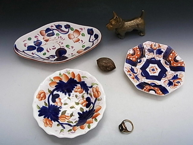 英国古窯 ジャポニズム色絵 小皿 ＃2 ◆ 英国アンティーク_画像9