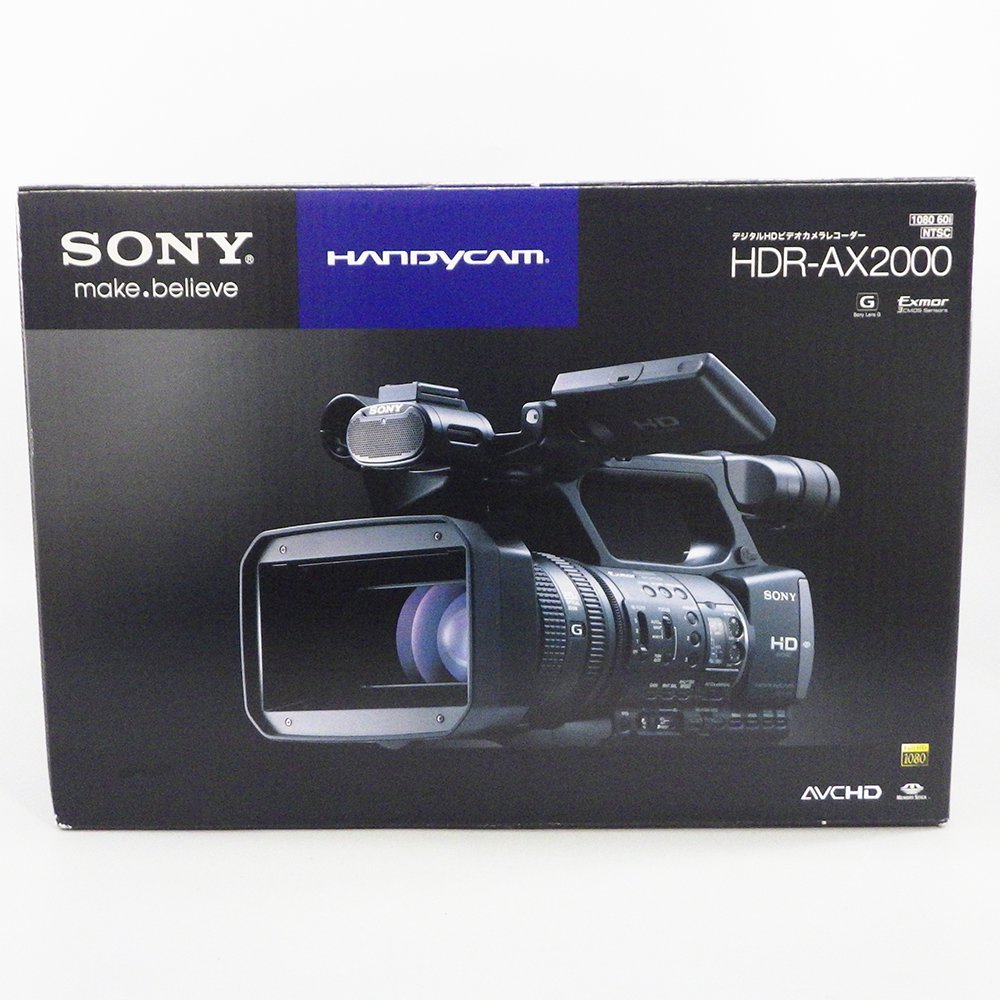 1円～ SONY ソニー デジタルビデオカメラ ハンディカム HDR-AX2000 箱