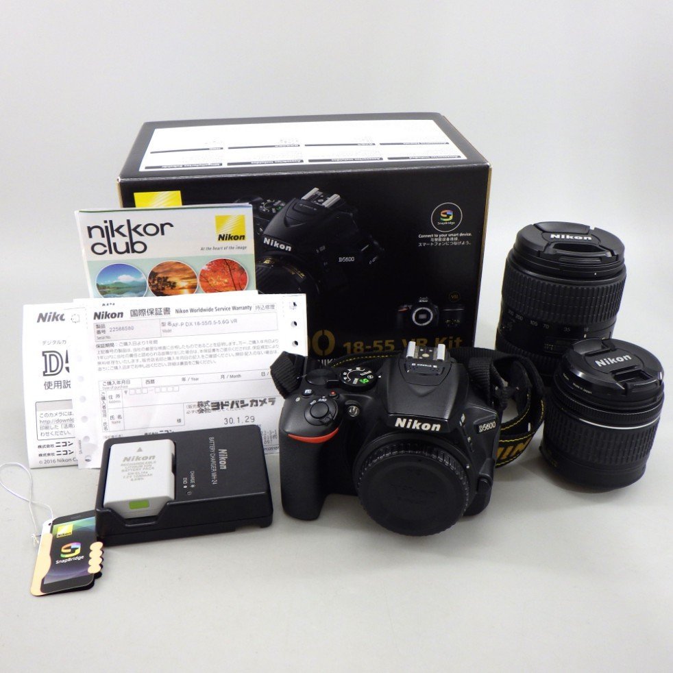 1円~ ※通電確認済み 現状品 Nikon ニコン D5600 本体 | JChere雅虎