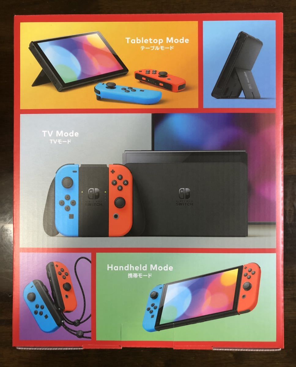 新品未開封 Nintendo Switch(有機ELモデル) Joy-Con(L) ネオンブルー