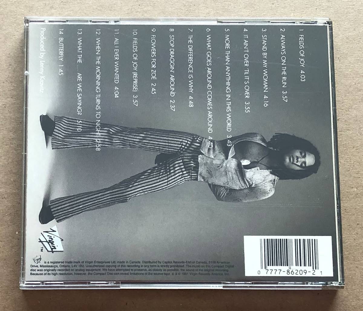 [CD] Lenny Kravitz / MAMA SAID（ママ・セッド） 輸入盤　レニー・クラヴィッツ_画像7