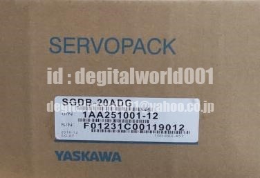 新品【代引★Ｔ番号領収書★税込 東京発】YASKAWA / 安川電機 SGDB-20ADG サーボドライブ【６ヶ月保証】