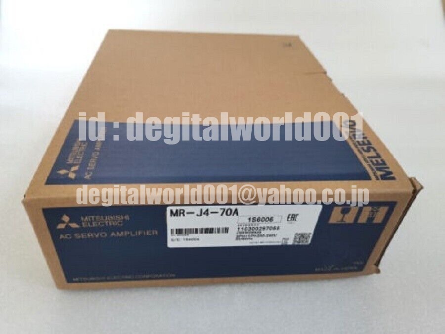 海外限定】 新品【代引☆引取可 東京発】MITSUBISHI/三菱 MR-J4-70A