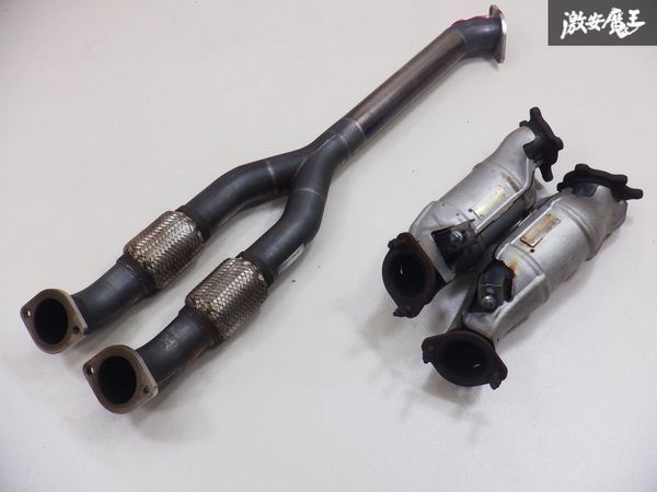 希少品！ NISMO ニスモ R35 GT-R GTR VR38DETT スポーツキャタライザー 第一 第二触媒 20300-RSR50 208B3-RSR50 崩れ無し！棚4-1_画像1