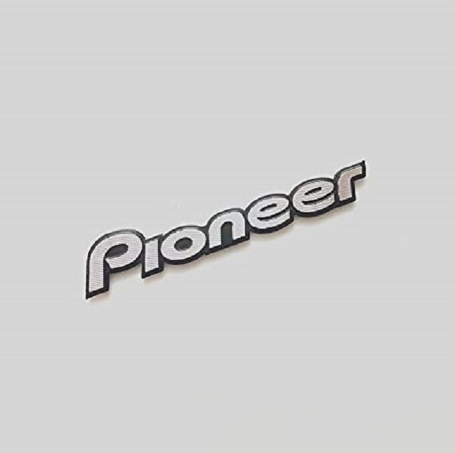 Pioneer Pioneer aluminium эмблема plate серебряный / черный carrzzeria Carozzeria ld