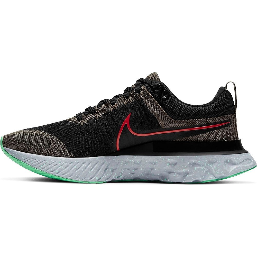 ■ナイキ リアクト インフィニティ ラン フライニット 2 グレー/ブラック/ミント/レッド 新品 27.0cm US9 NIKE REACT INFINITY RUN FK 2_画像3