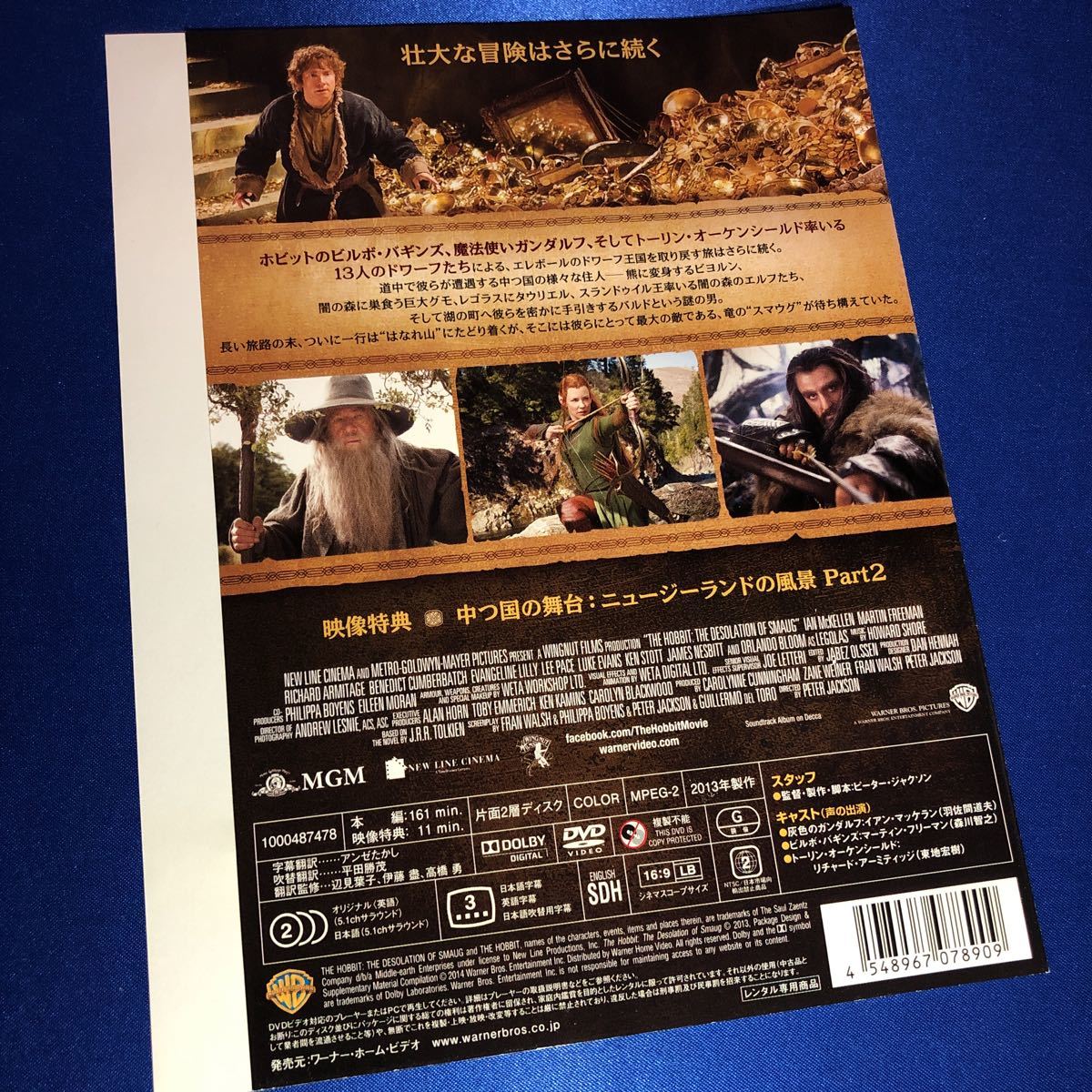 【即決価格・ディスクのクリーニング済み】ホビット 竜に奪われた王国 DVD 棚番61_画像2