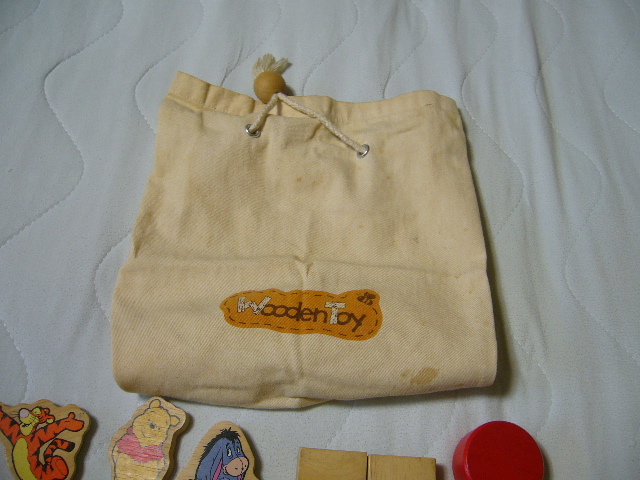 Wooden Toy... building blocks wooden sack attaching ........ material used goods 