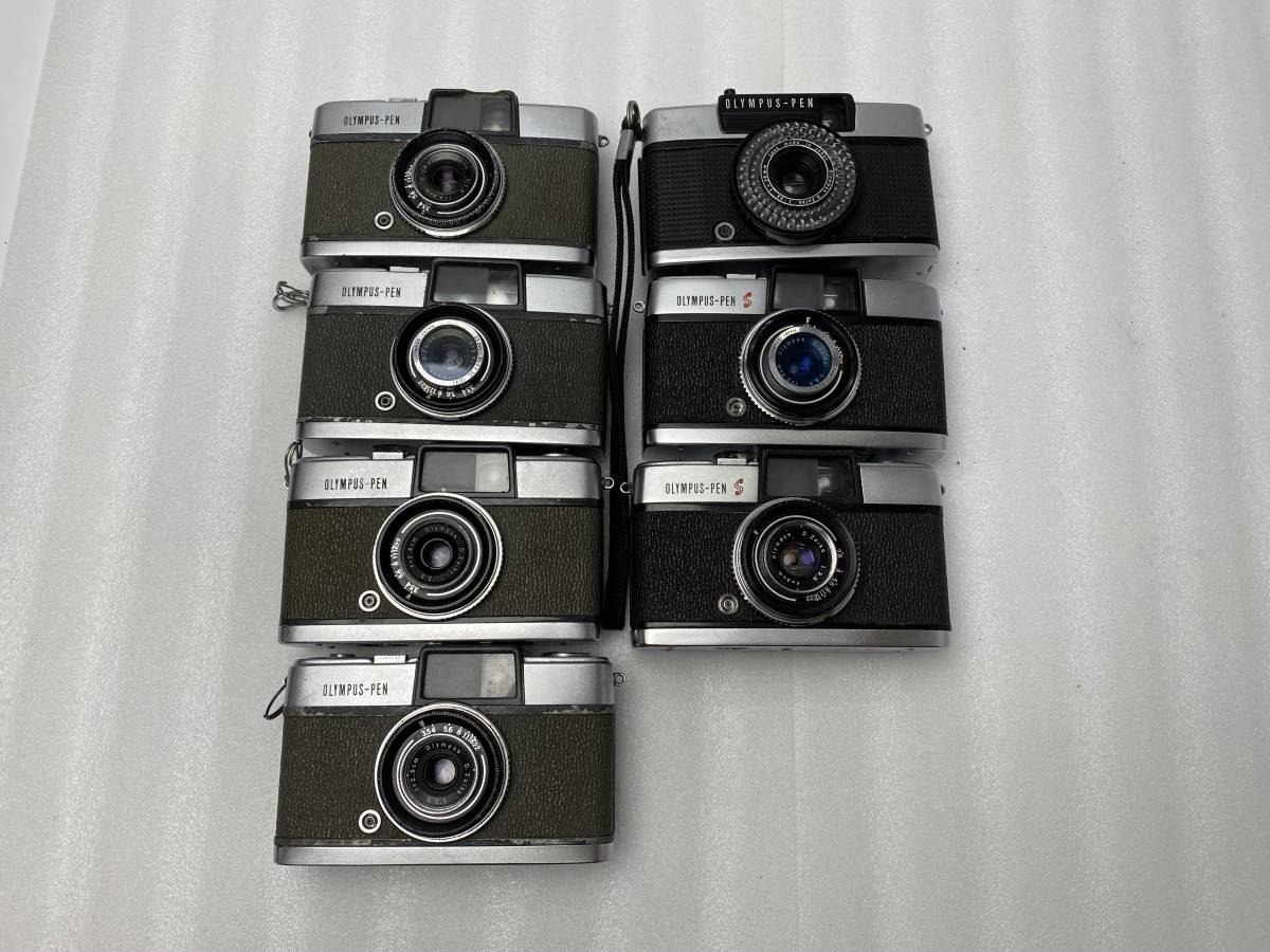 ☆OLYMPUS-PEN OLYMPUS-PEN S☆7台まとめ売り オリンパスペン フィルム