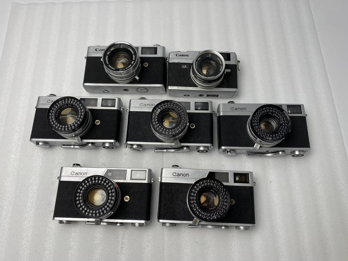 ☆Canonet キャノネット☆Canon キャノン フィルムカメラ 7台まとめ