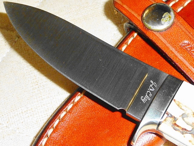 JD CLAY Semi-Skinner Knife} Hand Made Custom Knife Special JD CLAY Semi-Skinner Knife} Hand Made Custom Knife Special